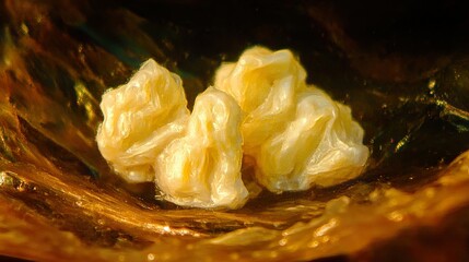 Wall Mural - magnified view of a tiny organism: a detailed macro photograph