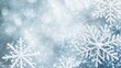 © phianguma - Elegant Christmas snowflake background with intricate white snowflakes on a soft, frosty backdrop, perfect for adding festive text or designs.