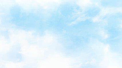 Wall Mural - background with clouds on blue sky vector. nature sky beautiful blue and white clouds texture backgr
