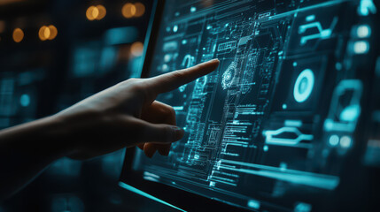 person typing on a keyboard