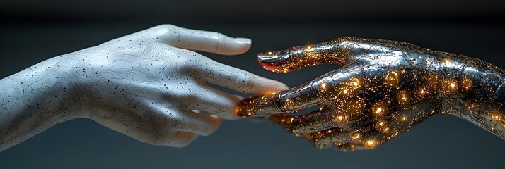 Leinwandbilder - Manipulative Controlling Humans in a Dystopian Future with Advanced Surveillance and Digital Dominance