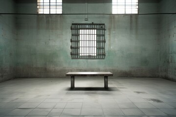 Canvas Print - Cell prison architecture punishment.