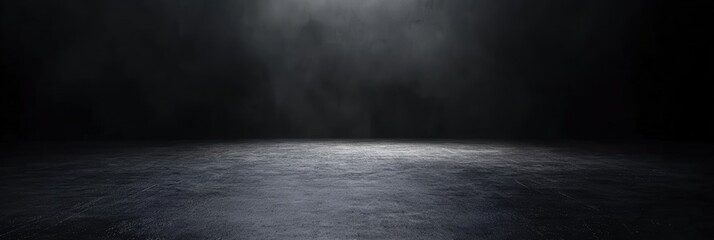 Poster - Dark Empty Spotlighted Floor Background