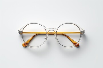Wall Mural - glasses white background accessories simplicity.