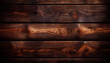 Dark wooden texture. Rustic three-dimensional wood texture. Wood background. Modern wooden facing background