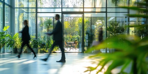 Canvas Print - Business people plants business person.