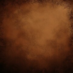 brown grunge background or texture with black vignette borders