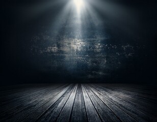 dark grungy backdrop with spotlight