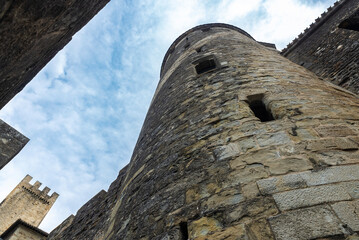 Wall Mural - Walled medieval fortress of Cite de Carcassonne, Occitania, France