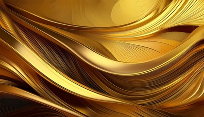 Poster - Golden abstract background