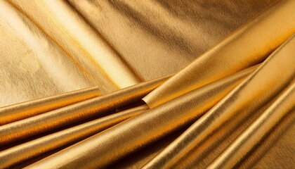 Canvas Print - Golden gift wrap paper background or texture