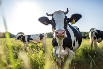 Wall Mural - Dairy Cows cow livestock outdoors.