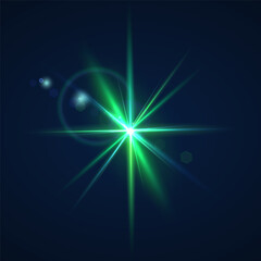 Wall Mural - beams of bright light shining on black background. white and golden beams of bright light shining on