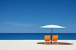 © Rawpixel.com - High contrast beach shoreline furniture outdoors.