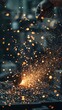 © Kitta Studio - A close-up view of sparks flying from metalwork, showcasing the artistry and intensity of craftsmanship in action.