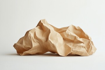 Poster - A piece of brown paper sits on top of a table, waiting for use.