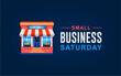 © Ocha Designs - Small business saturday, november 25. Vector illustration of small business saturday. Best for banner, poster, card and background design.