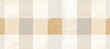 © Антон Сальников - Gingham seamless pattern. Beige and white vichy background texture. Checkered tweed plaid repeating wallpaper. Natural nude fabric and textile swatch. Modern backdrop.