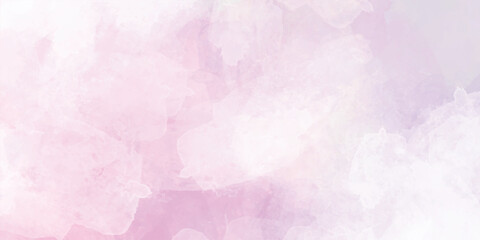 Sticker - Colorful pink ink and pastel and stone textures on paper background, watercolor abstract background using light pink color gradient.