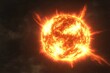© Minerva Studio - The active sun erupting with solar flares