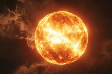 giant star shining in the middle of the galaxy