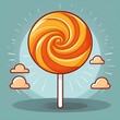 © Jacky - lollipop candy cartoon vector