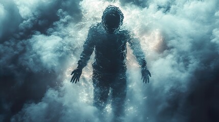 Poster - Surreal Astronaut in a Cosmic Dream