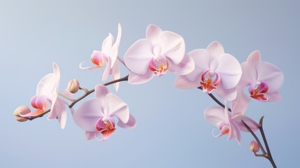 Canvas Print - Orchid wallpaper blossom flower plant.