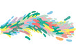 © Casiegraphics - Colorful pastel vibrant wave, colorful background pattern or wave flowing liquid, Abstract color Wallpaper, vibrant swing, colorful stream