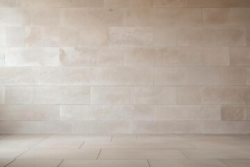 Canvas Print - Limestone tile wall architecture backgrounds flooring.