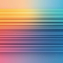 Wall Mural - A colorful stripe of light blue, yellow, and red