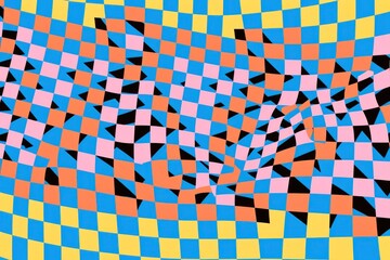 Poster - Polka dot pattern abstract line.