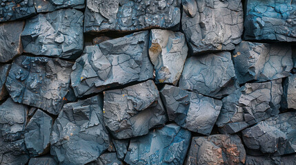 Rough rock wall, natural stone background texture