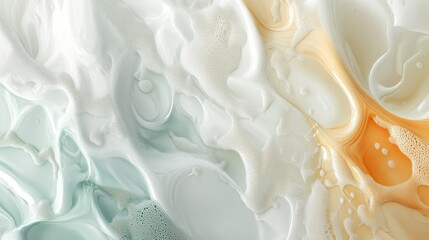 Poster - Abstract Swirls of Colorful Liquid Textures