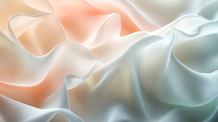 Poster - Soft Fabric Texture in Pastel Shades