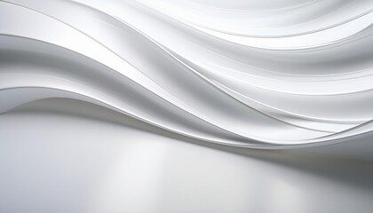 Wall Mural - Elegant white background with shiny lines