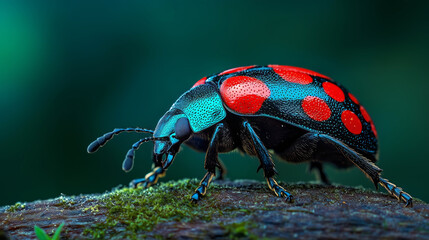 ladybug on a leaf, tiny creature, micro wildlife, insect macro shots and delicate creatures