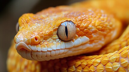 Canvas Print - Close-up of a Snake's Eye: A Look into the Wild