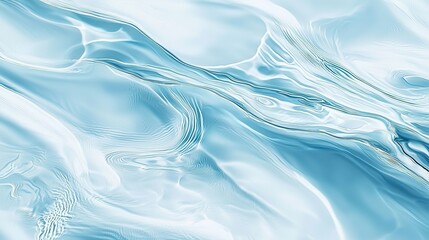 A serene, abstract depiction of gentle blue water waves, creating a calming and fluid texture.