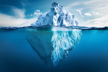 The Majestic and Mysterious Iceberg: A Spectacular Portrait of Nature's Unseen Formation