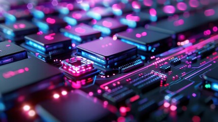 Coding and programming environments, high-tech, vibrant colors, photography, detailed, modern