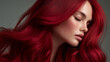 © Coppi AI - a woman with red hair and natural makeup