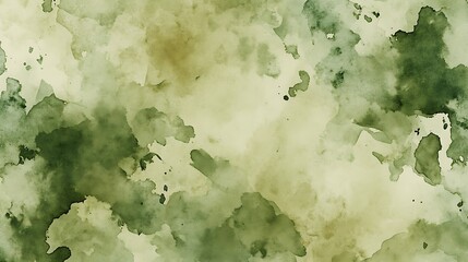 Canvas Print - A textured abstract watercolor background in shades of green, suitable for design and creative projects.