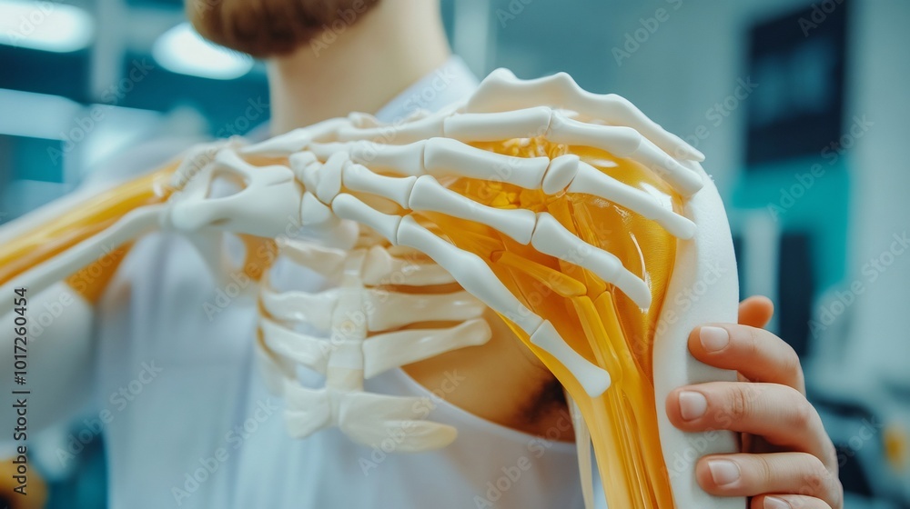 Anatomy of human shoulder joint structure and muscles physiotherapist ...