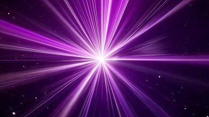 Wall Mural - a purple light radiates outwards from a bright, white center