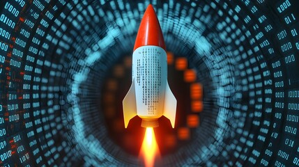 Rocket Launch Binary Code