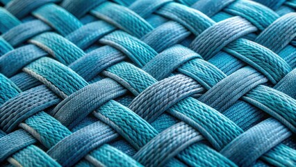 Close-up of fabric interlaced fiber, fabric, textile, interwoven, threads, close-up, macro, detail, material, background, texture