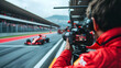 © Siasart - Photographer capturing a race car on a track during an event.