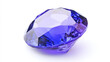 © AB Design - blue diamond gem on isolated white background