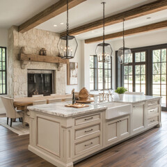 modern kitchen interior